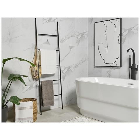 Scala Porta Asciugamani Nera Aribibi - Foto 12