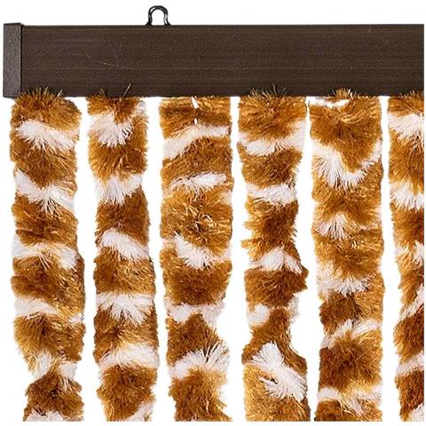 Zanzariera Ocra e Bianco 56x185 cm Ciniglia - Foto 2