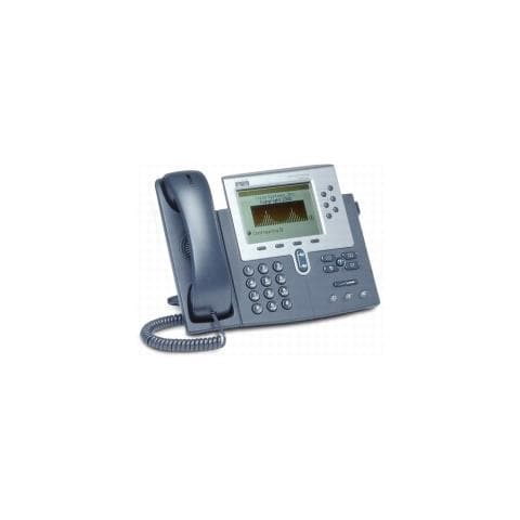 Telefono IP Cisco 7960G - 6 x Linea totale - VoIP - 1 x Station User License - 2 x Rete (RJ-45) - MGCP, SCCP Protocol (s) - Adattatore CA - Foto 1