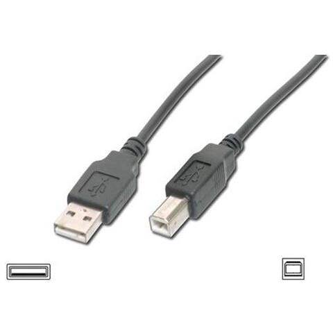 3m USB2.0 A / B 3m USB A USB B Nero cavo USB - Foto 1