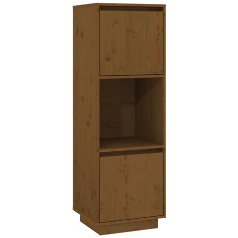 Credenza Miele 38x35x117 Cm In Legno Massello Di Pino - Foto 1