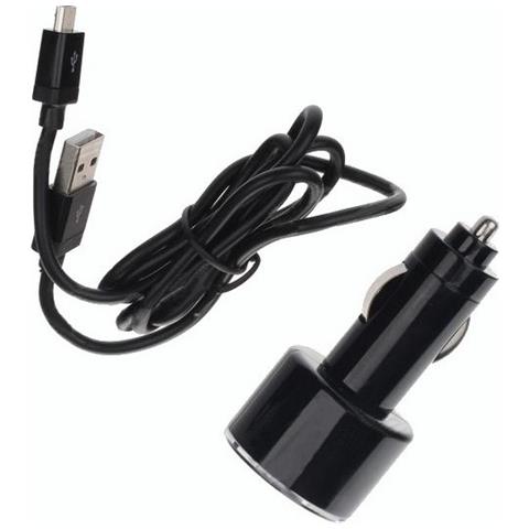 Caricabatterie Originale Dl-dc216 Auto Dual Usb Con Cavo Microusb Universale Black - Foto 1