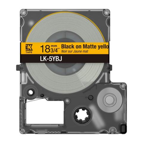 MATTE TAPE YELLOW /BLACK 12MM (8M) - Foto 1