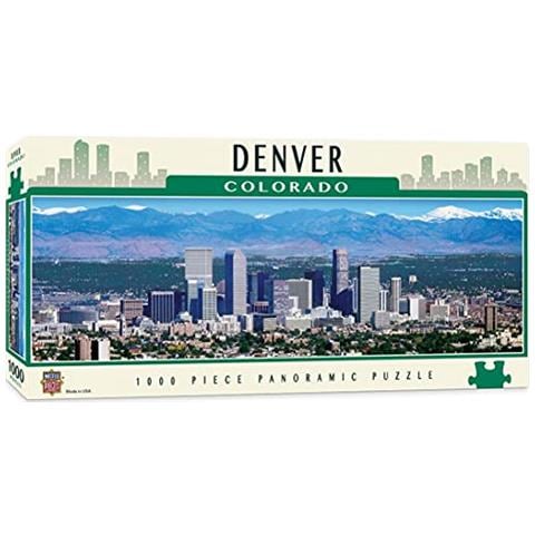 Collezione Di 1000 Puzzle Cityscape Panoramics - Puzzle Panoramico Denver Da 1000 Pezzi - Foto 1