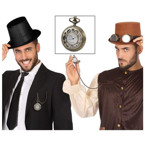 Accessori Per Travestimenti Dorato Steampunk - Foto 4
