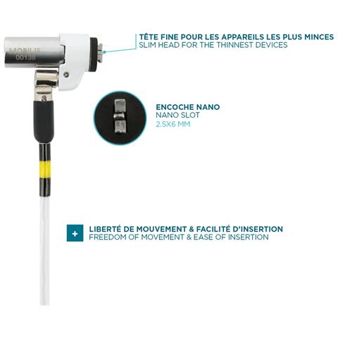 001329 cavo di sicurezza Bianco 1,8 m - Foto 2