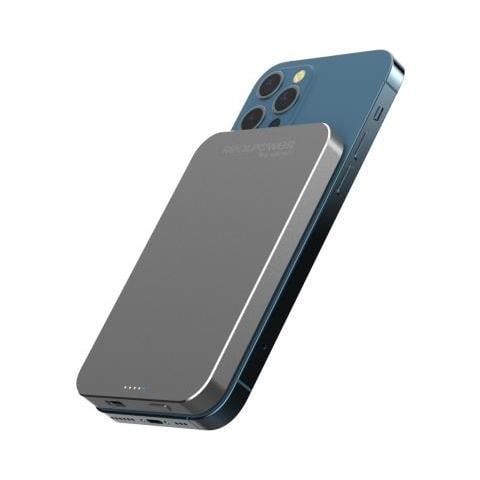 Pb-5000 Mag Polimeri Di Litio (lipo) 5000 Mah Carica Wireless Grigio - Foto 1