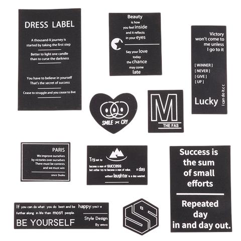 Kit Di Toppe Di Riparazione Per Piumini Imbottiti, 10 Pezzi Black - Foto 1