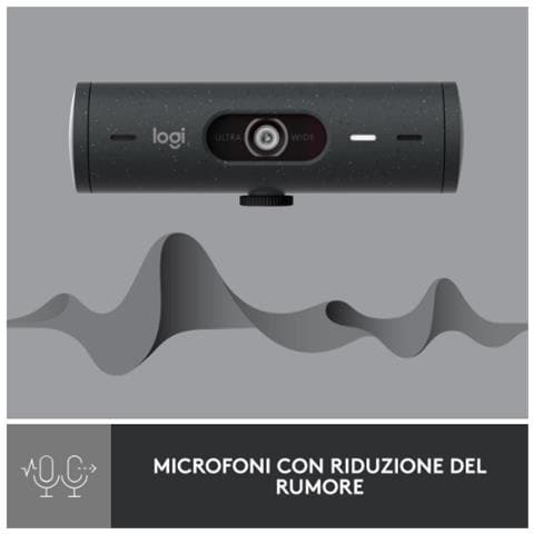 Webcam Full HD 1920 x 1080 1080p Colore Grafite - Foto 4