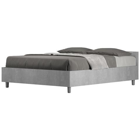 Letto Contenitore 140x190 Cemento Nuamo - Foto 1