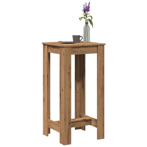 Tavolo Bar Rovere Artigianale 51x50x103,5 Cm Legno Multistrato - Foto 1