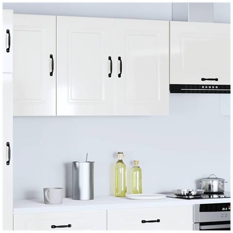 Base Da Cucina Kalmar Bianco Lucido In Legno Multistrato - Foto 2