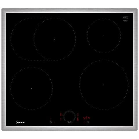 Piano Cottura T56SHF1L0 a Induzione 4 Zone Cottura da 58.3 cm Colore Nero Acciaio Inox - Foto 1