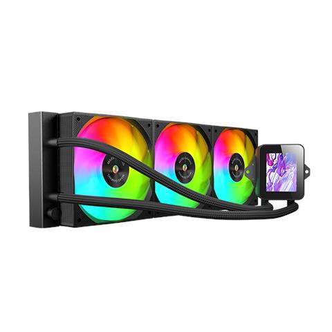 MLVISION360 sistema di raffreddamento per computer Processore Raffreddatore di liquidi tutto in uno 12 cm Nero - Foto 1