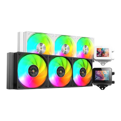 MLVISION360 sistema di raffreddamento per computer Processore Raffreddatore di liquidi tutto in uno 12 cm Nero - Foto 3