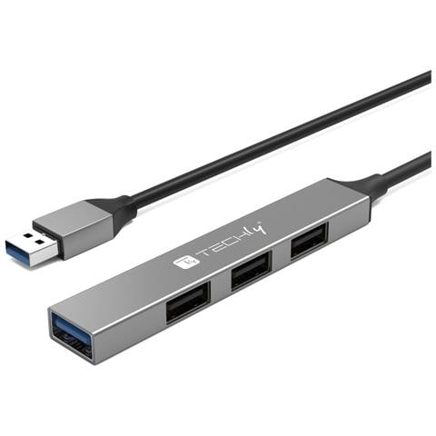 IUSB32-HUB4A-3U2SLS replicatore di porte e docking station per laptop Cablato USB 3.2 Gen 1 (3.1 Gen 1) Type-A Grigio - Foto 3