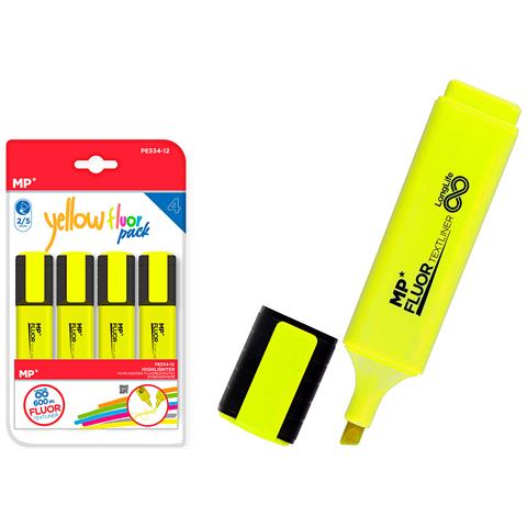 Marcatore Yellow Fluor Pack 4 Uds. - Foto 1