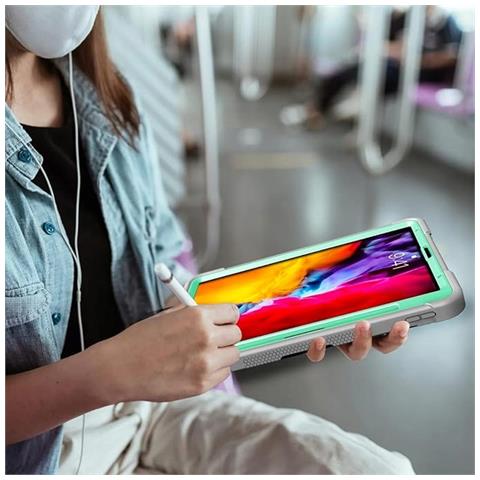 Custodia Per Ipad Air 4/5/ Pro 11"" Con Supporto E Tracolla Menta - Foto 2