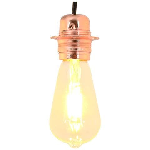 Portalampada 2 pz Oro Rosa E27 - Foto 2