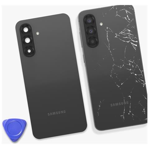 Coperchio Batteria Originale Per Galaxy A56 Con Adesivo Integrato Service Pack, Grafite - Foto 2