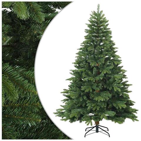 Albero di Natale Artificiale con Rami Pieghevoli Verde 180 cm - Foto 1