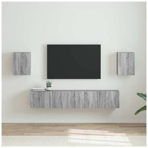 Mobile TV da parete 2 pcs Grigio Sonoma 30 x 31 x 40 cm - Foto 2