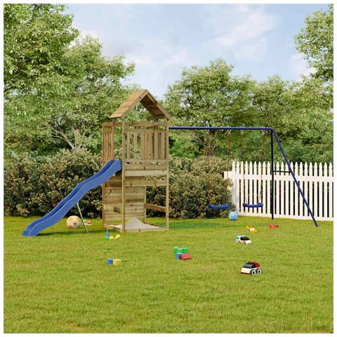 Set da Gioco da Esterno in Legno di Pino Impregnato - Foto 2