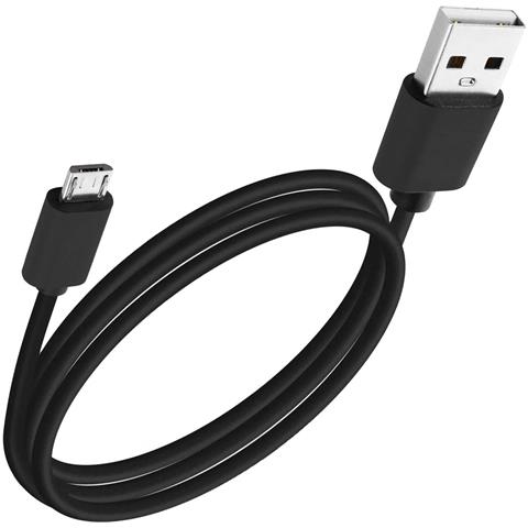 Cavo Usb-a A Micro Usb 1m Serie Must Havz Ricarica E Trasferimento Rapido, Nero - Foto 1