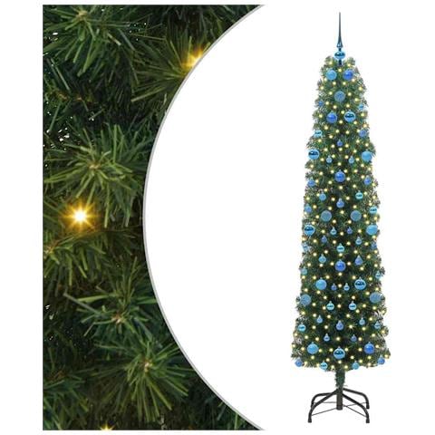Albero di Natale artificiale con 300 LED Verde 210 cm - Foto 1