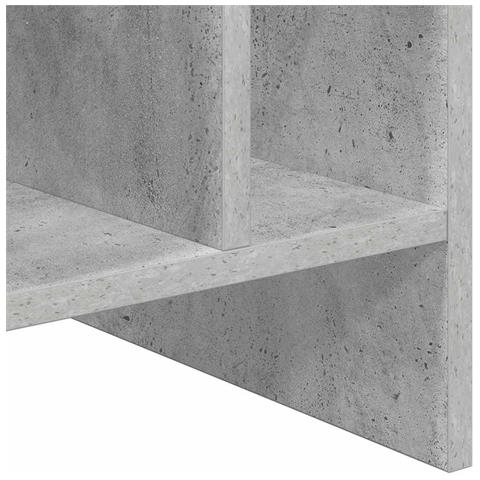 Mobile porta vinili Grigio cemento 78.5 x 35 x 45 cm - Foto 9