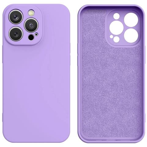 Custodia In Silicone Viola Per Iphone 14 Plus - Foto 1