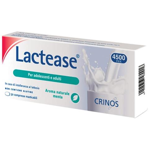 Lactease 4500 Fcc Aroma Menta 30 Compresse Masticabili - Foto 1