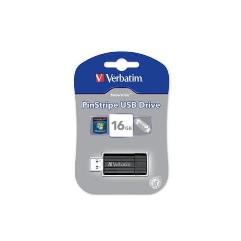 Pendrive 16 Gb Store'n'Go PinStripe USB Connettore Retrattile Colore Nero - Foto 2