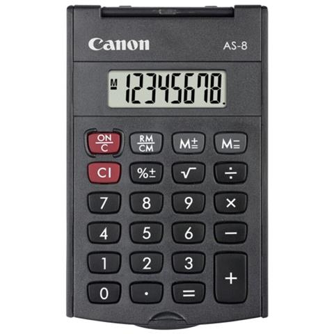 pz. 1 Calcolatrice tascabile eco AS-8 Canon 4598B001 - Foto 2