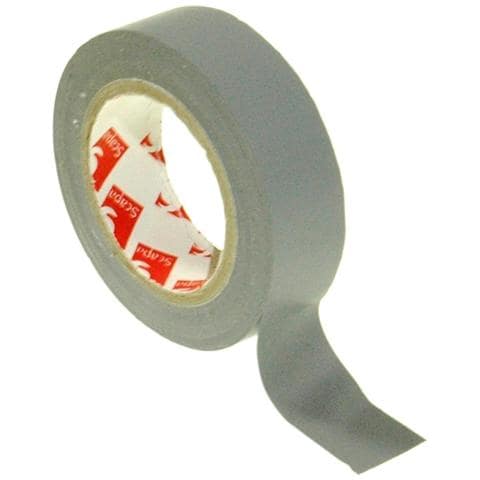 10 Pz - Nastro Isolante Elettrico Grigio Mm 15 X 10 Ml Scotch Per Elettricista - Foto 1