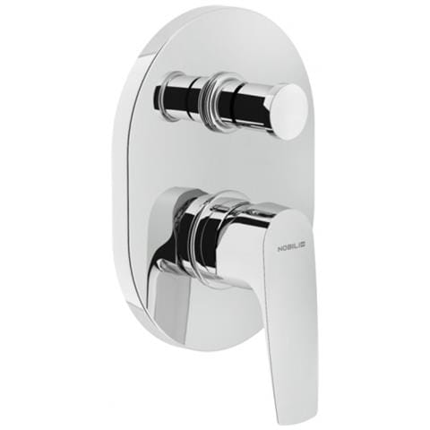 Nobili Miscelatore Doccia Incasso 2 Vie Nobi Nb84100cr - Cromato Lucido - Foto 2