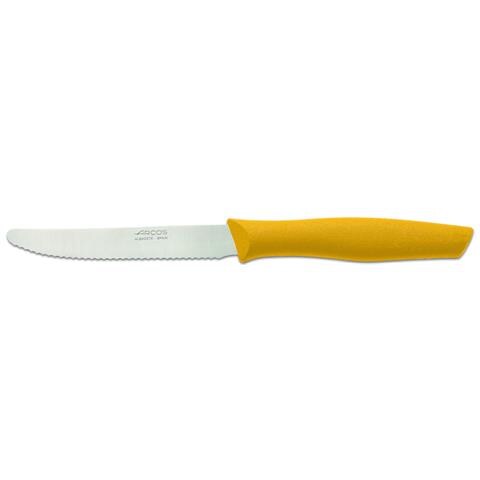 Serie Nova - Coltello Tavola - Lama Acciaio Inossidabile Nitrum 110 Mm - Manico Polipropilene Colore Giallo - Foto 1