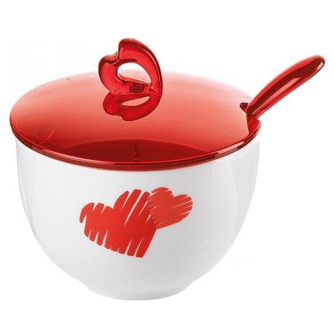 Zuccheriera Con Cucchiaino Love Rosso - Foto 1