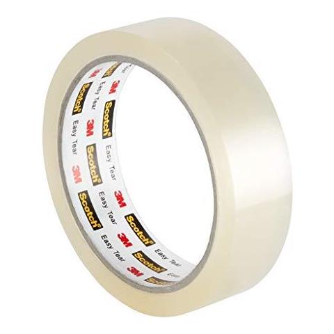 Scotch Facile Tear Tape Clear Nastro Adesivo Confezione Da 1 Rotolo 25 Mm X 50 M - Foto 2