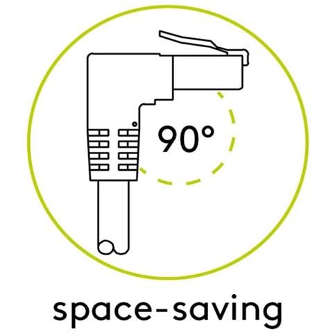 Cavo Patch 51516 Cat 6, U / utp, Nero, 2 M - Foto 1