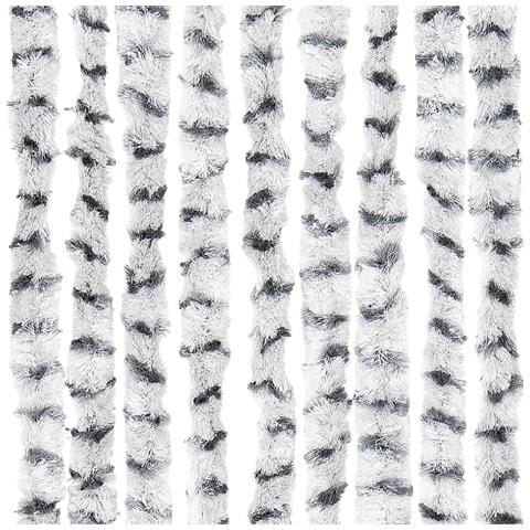 Zanzariera Grigio Chiaro e Grigio Scuro 100x220 cm Ciniglia - Foto 6