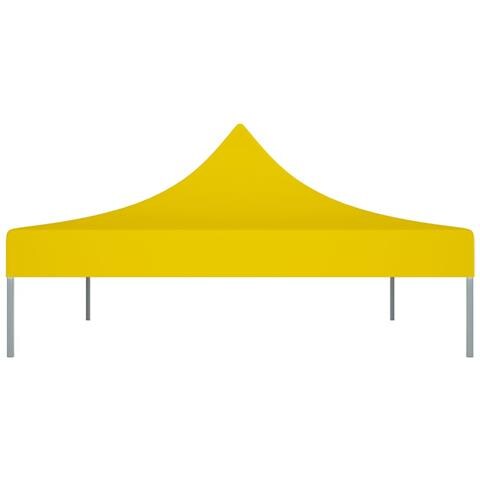 Tetto per Tendone per Feste 4,5x3 m Giallo 270 g / m² - Foto 6