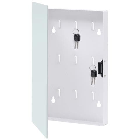 Cassetta Portachiavi con Lavagna Magnetica Bianca 30x20x4 cm - Foto 2