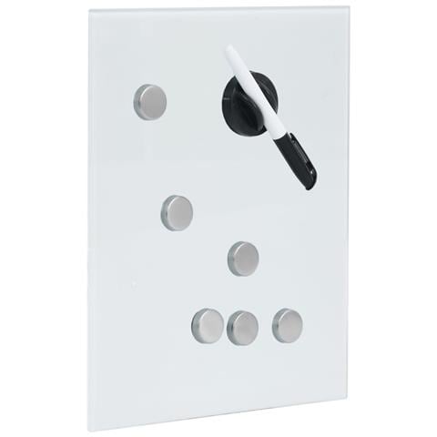 Cassetta Portachiavi con Lavagna Magnetica Bianca 30x20x4 cm - Foto 8