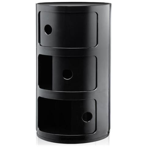 Componibile Kartell 3 Elementi Nero - Foto 1