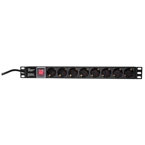 PDU8C01, Basico, 1U, Alluminio, 250V, 50/60 Hz, 16A - Foto 1