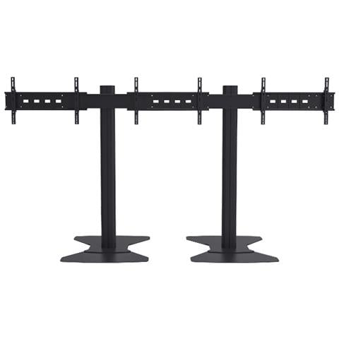 M Public Video Wall Stand 3-Screens, Nero, 800 x 400 mm - Foto 3