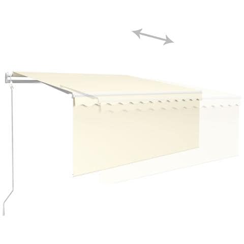 Tenda Automatica Con Parasole Led E Sensore Vento 3x2,5m Crema - Foto 2