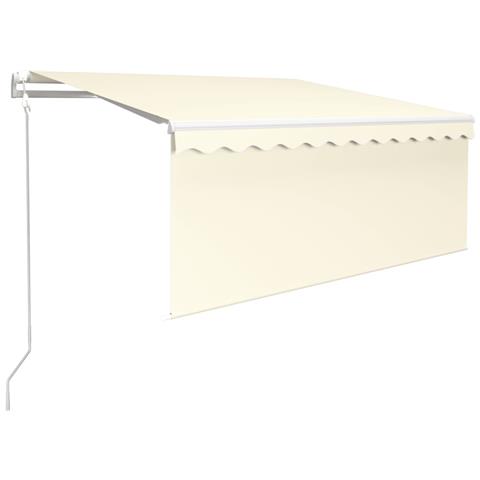 Tenda Automatica Con Parasole Led E Sensore Vento 3x2,5m Crema - Foto 1