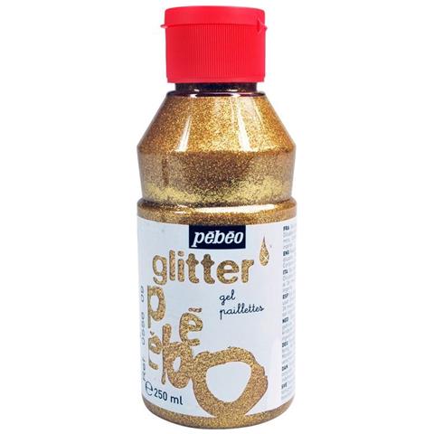 Gel Glitterato Finitura Lucida - Oro - 250 Ml - Foto 1